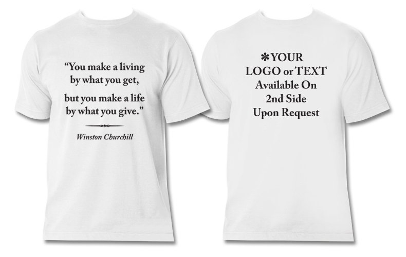 Tshirt With Quote "Make A Life"
